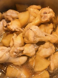 大根と手羽元の煮付け☆-レシピのメイン写真