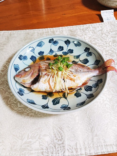 簡単鯛のレンジ中華蒸しです-レシピのメイン写真