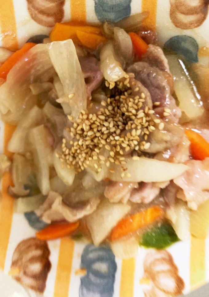 全てレンジ大根青椒肉絲風梅豚やみつき煮-レシピのメイン写真