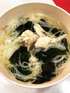子供大好き鯛スープのにゅーめん-レシピのメイン写真