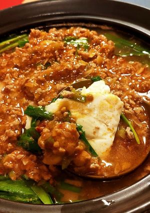 大人の辛さ！豆腐を食べるやみつき麻婆鍋-レシピのメイン写真