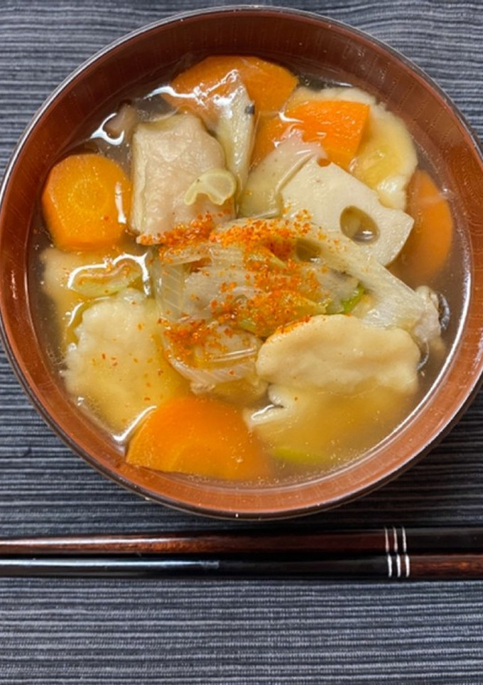 野菜たっぷり「簡単すいとん」-レシピのメイン写真