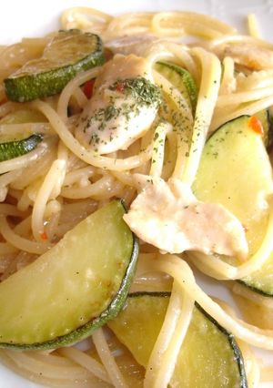 ☆★ズッキーニとチキンのパスタ★☆-レシピのメイン写真