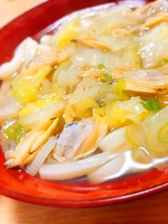 兵四郎でアサリのうどん-レシピのメイン写真