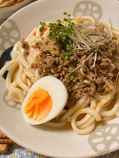 【簡単】牛乳を使って!坦々風うどん☆-レシピのメイン写真