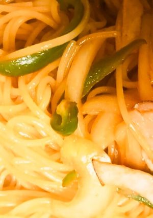 一口コンロでも美味しい簡単ナポリタン！-レシピのメイン写真