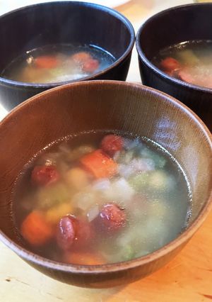 【簡単ランチに！】具沢山な偉いスープ-レシピのメイン写真