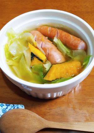 野菜たっぷりコンソメスープ-レシピのメイン写真