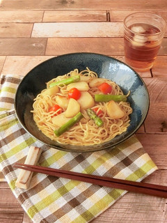塩焼そばのオープンオムレツ風-レシピのメイン写真