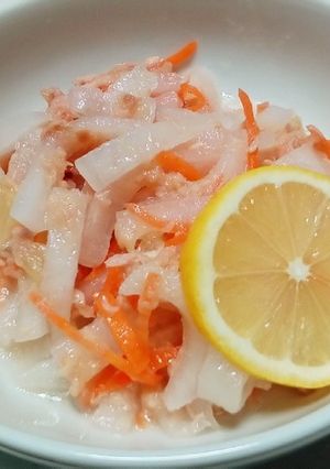 ツナと大根のレモン入り酢の物-レシピのメイン写真