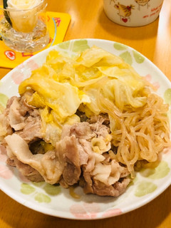 簡単☆豚バラとキャベツの煮物♪-レシピのメイン写真