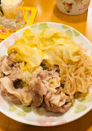簡単☆豚バラとキャベツの煮物♪-レシピのメイン写真