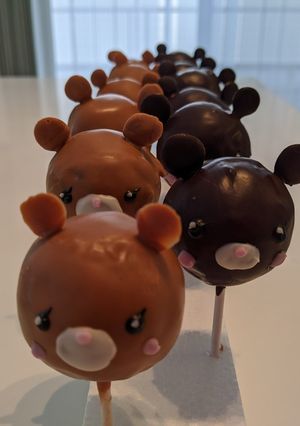 くまのロリポップチョコ-レシピのメイン写真