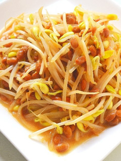 納豆モヤシ炒め-レシピのメイン写真