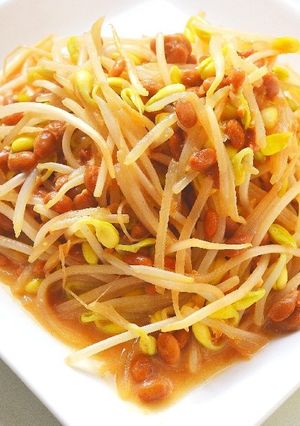 納豆モヤシ炒め-レシピのメイン写真