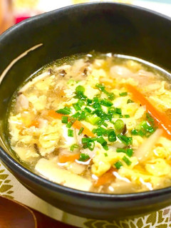 簡単!酸辣湯(サンラータン)☆スープ-レシピのメイン写真