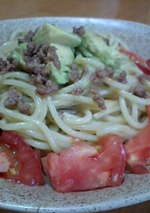 とろ～りアボガド冷製パスタ-レシピのメイン写真