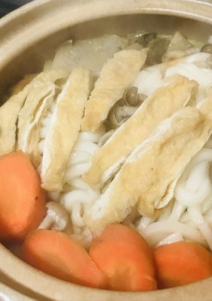 野菜中心の●味噌煮込みうどん鍋-レシピのメイン写真