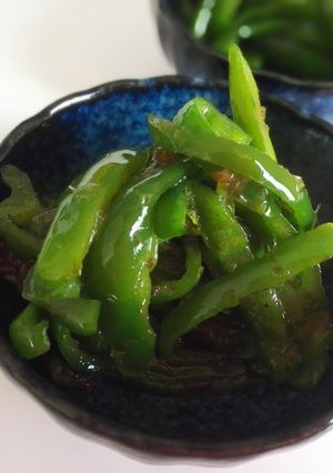 ごはんがすすむ♪ピーマンだけおかず-レシピのメイン写真