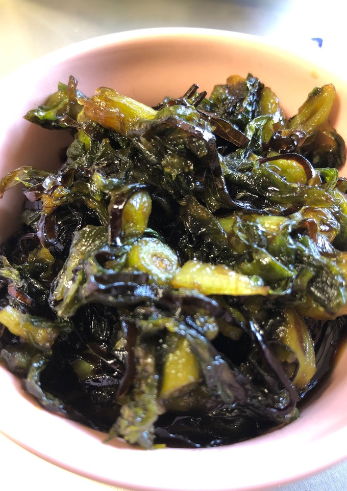 簡単、フキノトウの茎の佃煮-レシピのメイン写真