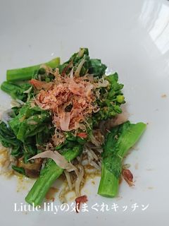 菜の花と雑魚の和え物-レシピのメイン写真