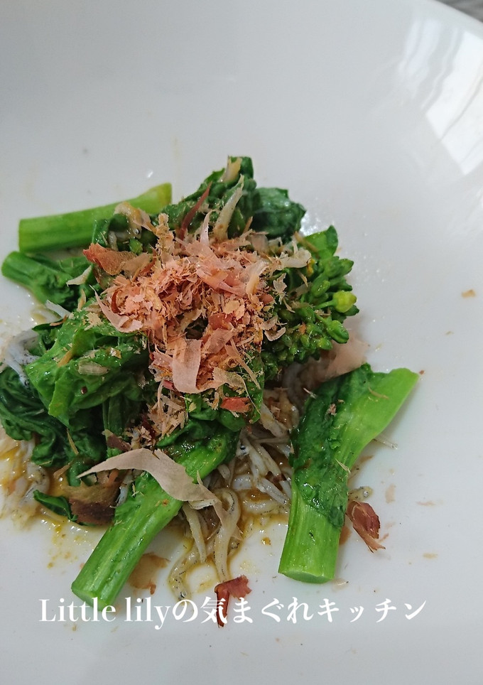 菜の花と雑魚の和え物-レシピのメイン写真