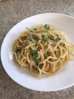 フライパン1つで簡単クリームパスタ-レシピのメイン写真