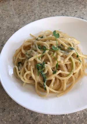 フライパン１つで簡単クリームパスタ-レシピのメイン写真