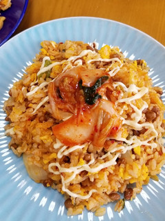 すぐできる!納豆キムチチャーハン-レシピのメイン写真