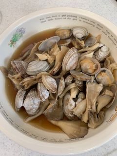あさりと舞茸の酒蒸し-レシピのメイン写真
