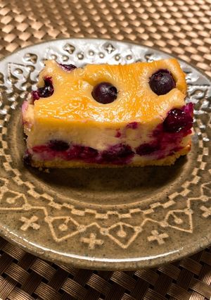 クリーミーブルーベリーチーズケーキ-レシピのメイン写真