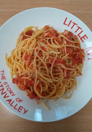 【超簡単】ツナのトマトソースパスタ-レシピのメイン写真