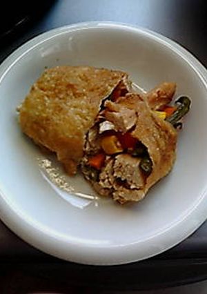 酒蒸し鳥のあげ巻き煮-レシピのメイン写真