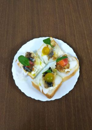鯖味噌でタルティーヌ-レシピのメイン写真