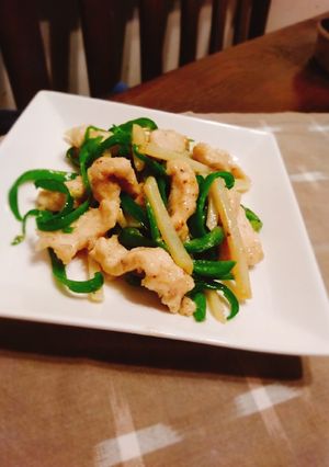 ＊ふわふわ鶏胸肉の細切り春炒め～＊-レシピのメイン写真