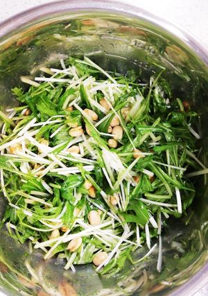 水菜と福豆の中華風サラダ-レシピのメイン写真