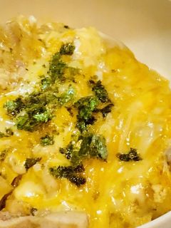ランチ♡なか卯⁈とろとろ♡チーズの親子丼-レシピのメイン写真