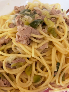 豚肉のねぎ塩パスタ-レシピのメイン写真