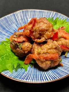 豚肉とパプリカ・しその竜田揚げ-レシピのメイン写真