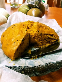 ふっくら甘いかぼちゃの蒸しケーキ♪-レシピのメイン写真