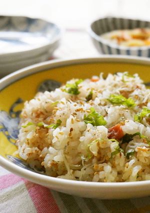 梅かつおの和風チャーハン-レシピのメイン写真