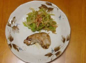 ヘルシー！まぐろほほ肉の塩焼き！-レシピのメイン写真