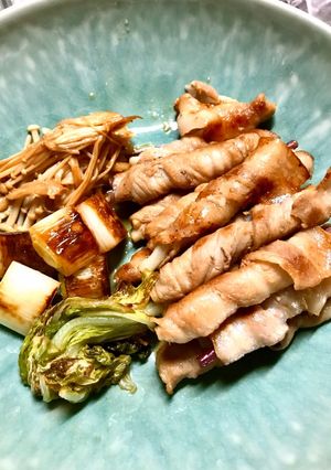 矢生姜(はじかみ)肉巻き 焼き野菜と-レシピのメイン写真
