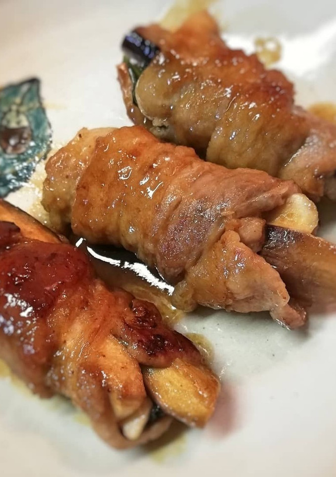 ご飯が進む茄子とエリンギの豚巻き-レシピのメイン写真