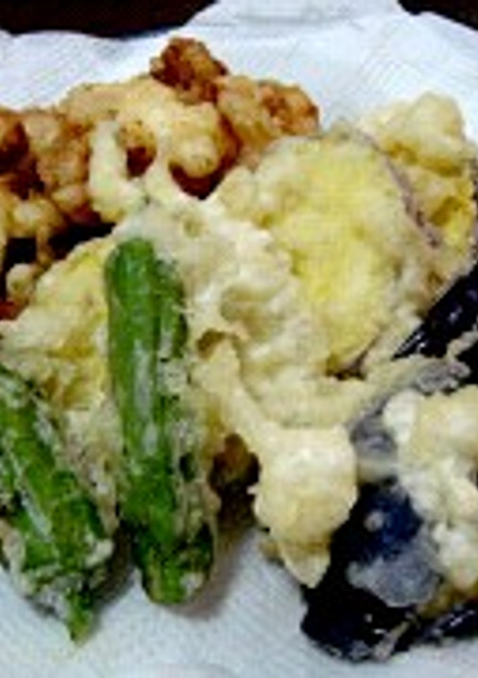 さくっと揚がる♪鶏肉と野菜の天ぷら-レシピのメイン写真