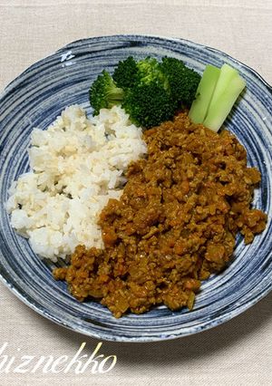 野菜ジュースでまろやかキーマカレー-レシピのメイン写真