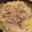 春キャベツと豚バラのフライパン蒸し