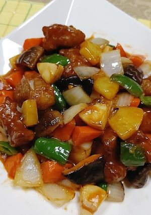野菜たっぷり酢豚-レシピのメイン写真