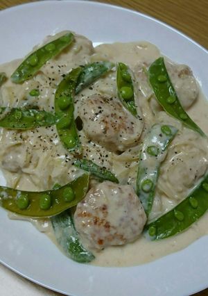 旨い(〃^ー^〃)鶏つくねのクリーム煮♬-レシピのメイン写真