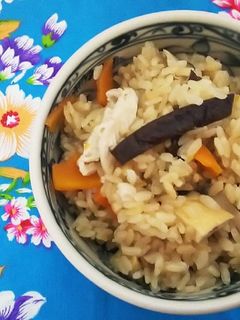 我が家の美味しい炊き込みご飯-レシピのメイン写真